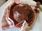 Una foto di zuccotto cioccolato