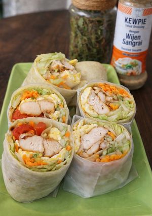 Foto resep Chicken wrap
