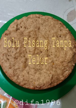 Foto resep Eggless Banana Cake