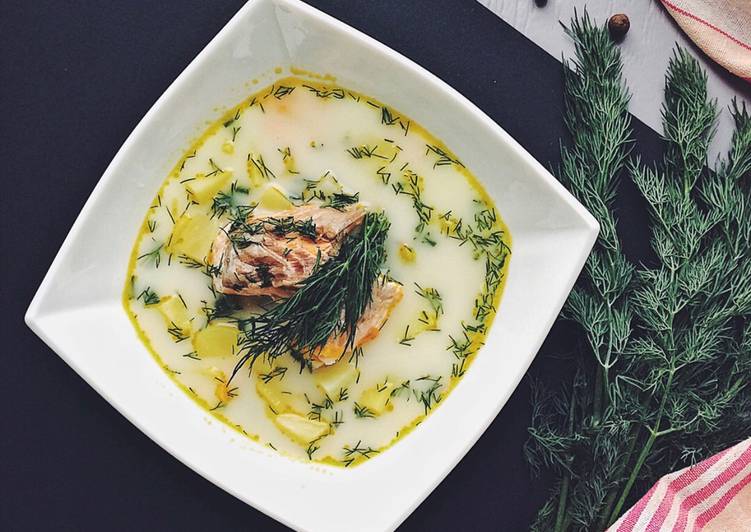 Recipe: Appetizing Финская уха со сливками «Kalakeitto»