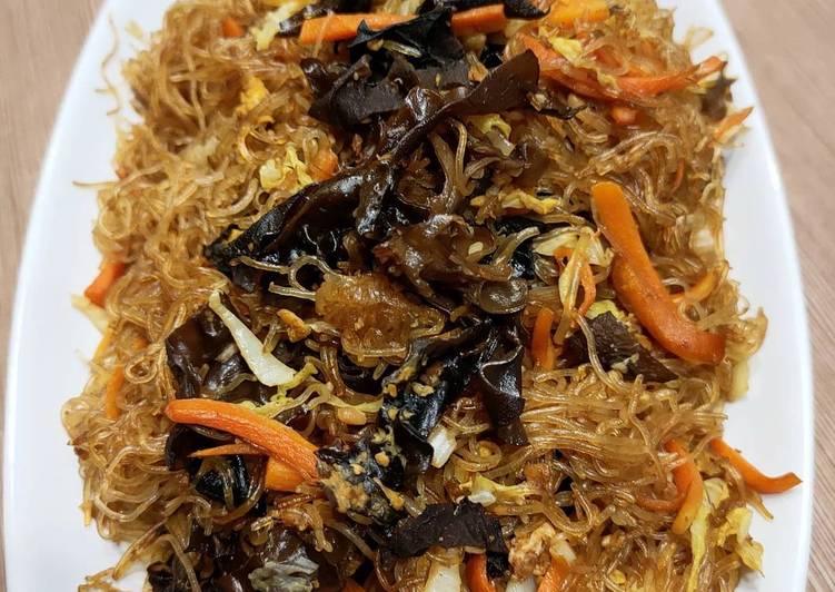 Resep Baru Soun/Sohun Goreng Ebi - menu Hakka Mantul Banget