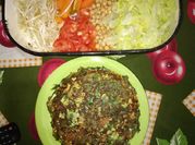 Una foto de tortilla de lechuga con zanahoria