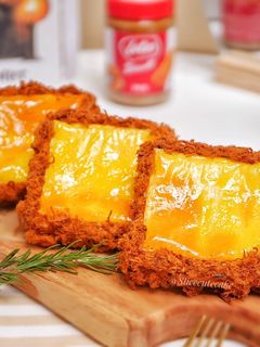 Foto resep Cheese Floss Toast / Roti Tawar Abon Keju