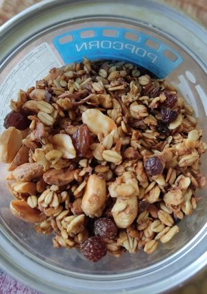 Фото Healthy яблучна гранола.