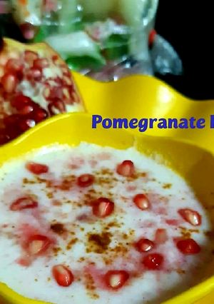 A picture of Pomegranate- Yoghurt Raita.