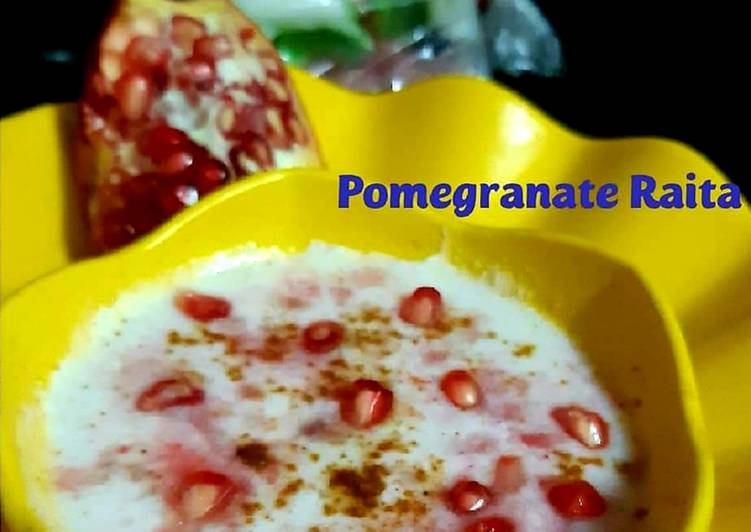 How to Make Homemade Pomegranate- Yoghurt Raita
