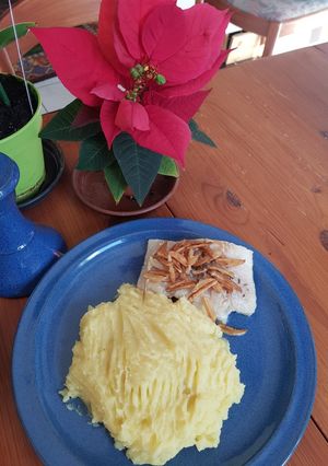 Una foto de Bacalao al Ajo