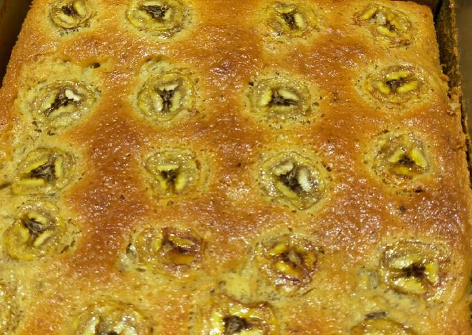 Cara Memasak Bolu pisang panggang Irit Anti Gagal