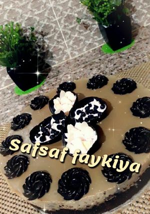 صورة لوصفة كيكة بكريمة القهوة
