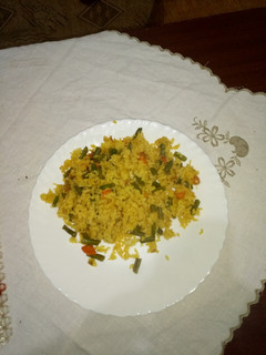 A picture of Fried VegetableTumeric Rice.