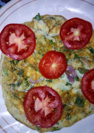 A picture of Egg omelette.