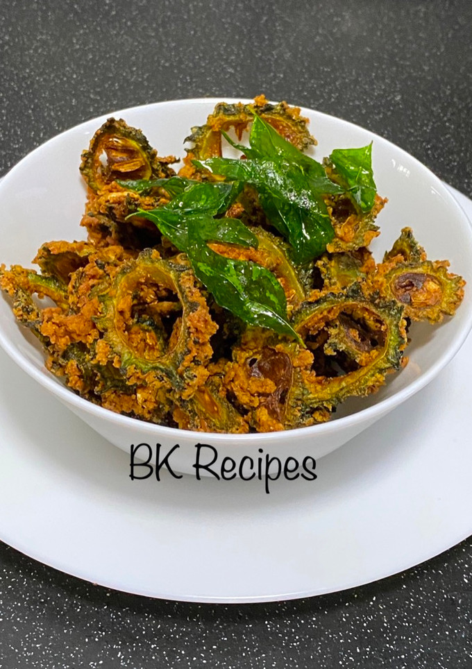 கிரிஸ்பி பாகற்காய் பக்கோடா🍃 செய்முறை முக்கிய புகைப்படம்
