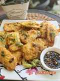 Tempe goreng daun bawang