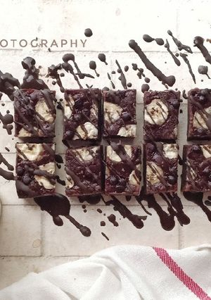Foto resep Banana Choco Cake No Mixer