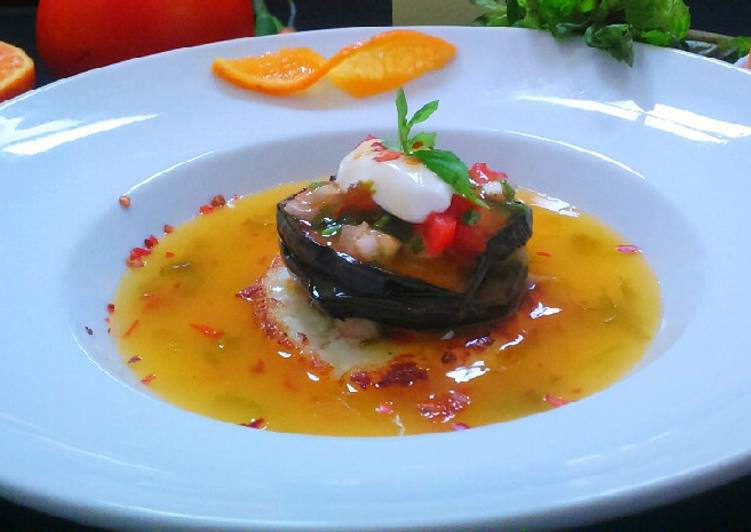 Recipe of Super Quick Homemade Sweet and Sour Eggplant and Paneer