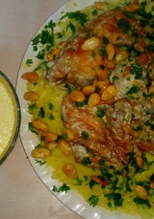 صورة لوصفة منسف دجاج