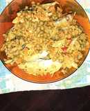 Pejerrey con arroz al curry