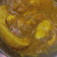 A picture of Egg curry.