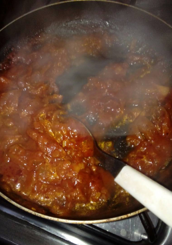 Una foto de Salsa de tomate para pizza.!!