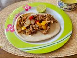 Alambre con carne de puerco