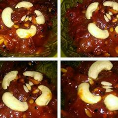 A picture of Navratan tomato tangy chutney.