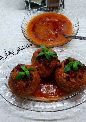 عکسی از دستور کوفته تبریزی