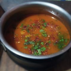 A picture of Tomato Rasam.
