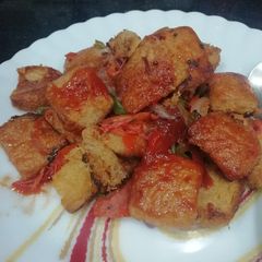 A picture of Bread Bhel.