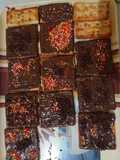 62. Malkis Square Puff Lapis Coklat