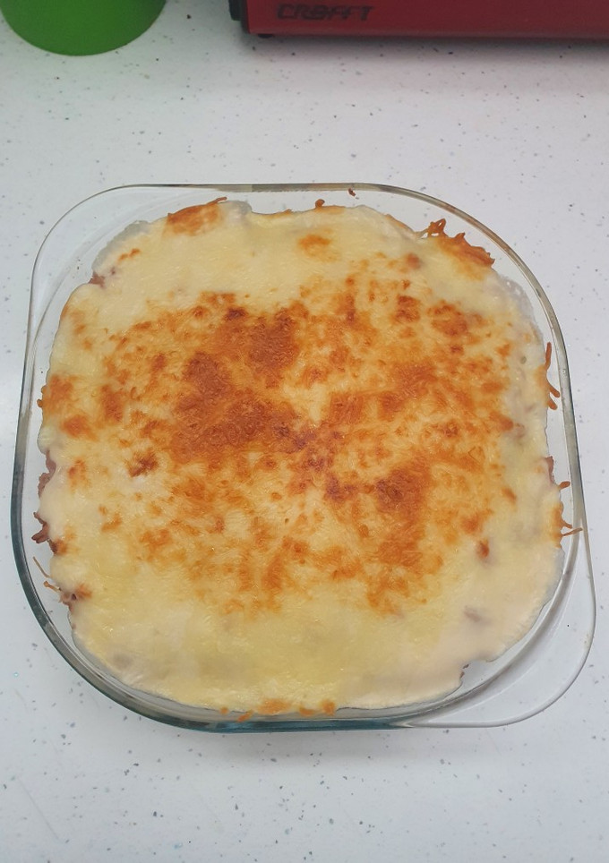 Una foto de Pastel de patata y carne molida