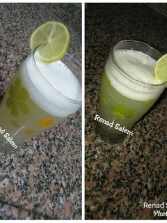 صورة لوصفة عصير الليمون بالنعناع 😋🍸