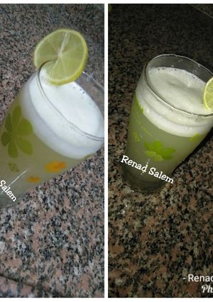 صورة لوصفة عصير الليمون بالنعناع 😋🍸