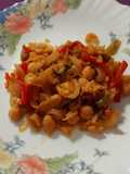 Fritada picante de garbanzos