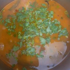 Tomato Sindhi kadhi A picture of Tomato Sindhi kadhi.