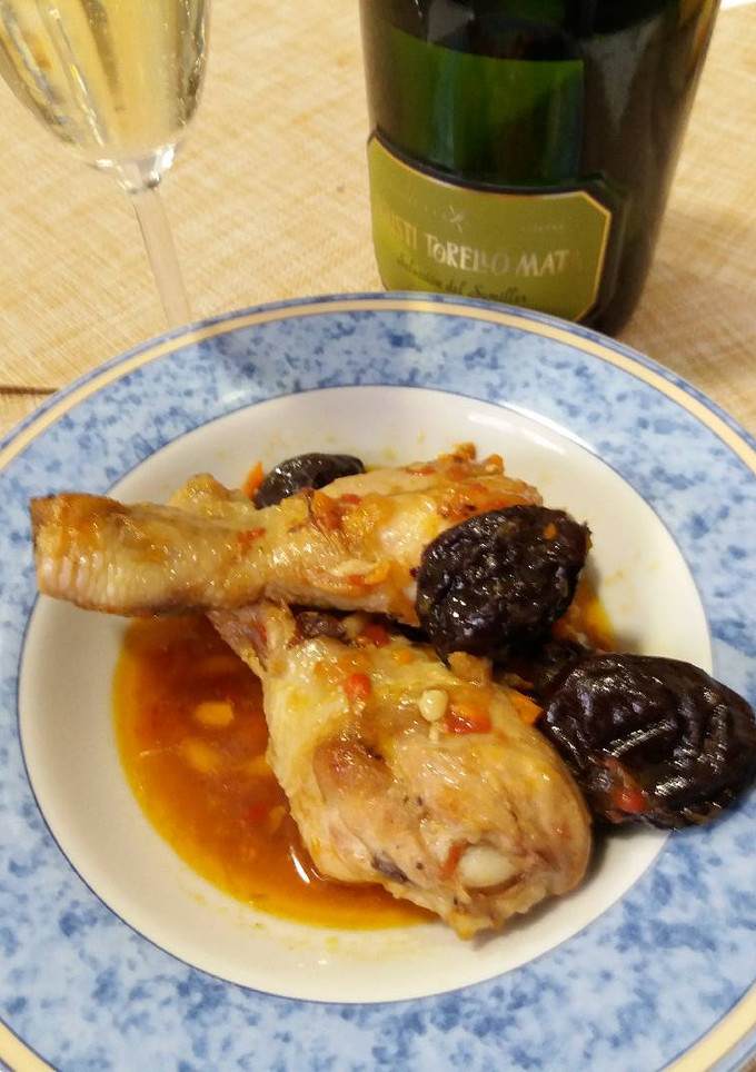 Una foto de Pollo rustido a la catalana