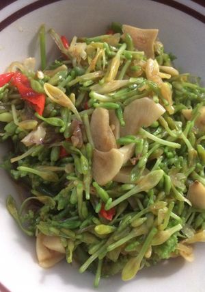 Foto resep Sayur Oseng bunga Pepaya