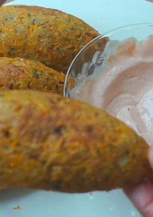 Una foto de Pasabocas de pollo y avena