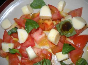 Una foto de Ensalada Capri