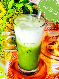 Foto resep Iced Matcha Latte