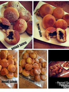 صورة لوصفة شوكولاتة بوبس او الدوناتس المحشية وهم 🍩😋