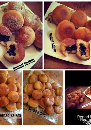 صورة لوصفة شوكولاتة بوبس او الدوناتس المحشية وهم 🍩😋
