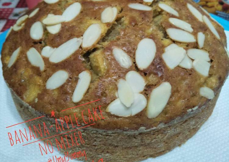 Banana Apple Cake Bolu Pisang NO MIXER