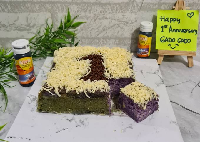 Cara Gampang Menyiapkan Bolu Tape Talas versi Putih Telur Anti Gagal