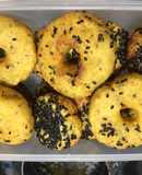 Bánh khoai lang yến mạch bên ngoài hạt mè đen bên trong hạt chia 🤣🤣🤣