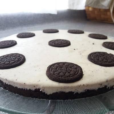 Cheesecake de galletas oreo Receta de Fabiola Pérez- Cookpad