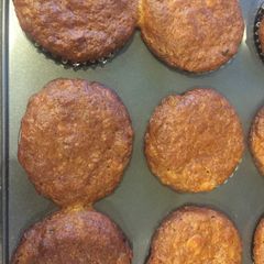 A picture of Banana yogurt muffins.