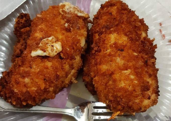 How to Make Speedy Crispy crunchy stuffed chicken