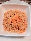 Pasta de Garbanzos con Crema de Jamón y Quesos