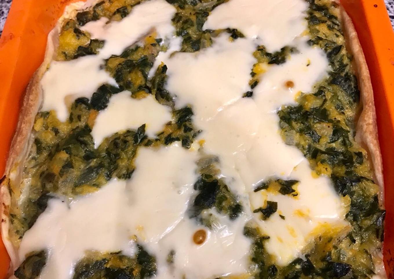 Tarta de acelga y calabaza. Muy simple. Lo simple y rico es dos veces más rico!