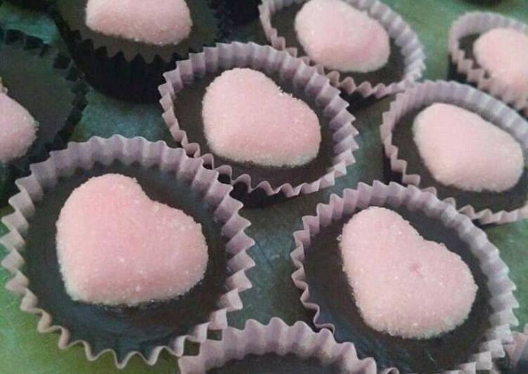 Simple Way to Prepare Super Quick Homemade Love Chocolate
